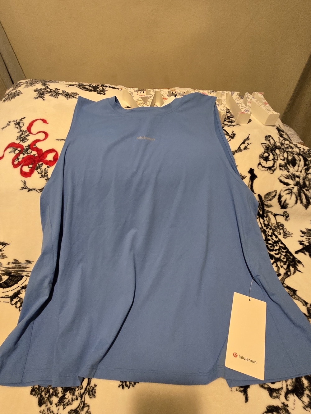 lululemon athletica Women's Light Blue Muscle Tank Top